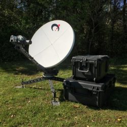 flyaway vsat motorized